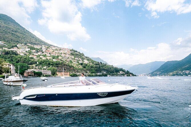 3 Hours Private Cruise on Lake Como Motorboat Cranchi - Lenno to Orrido di Nesso: Gulf Views and Waterfall Energy