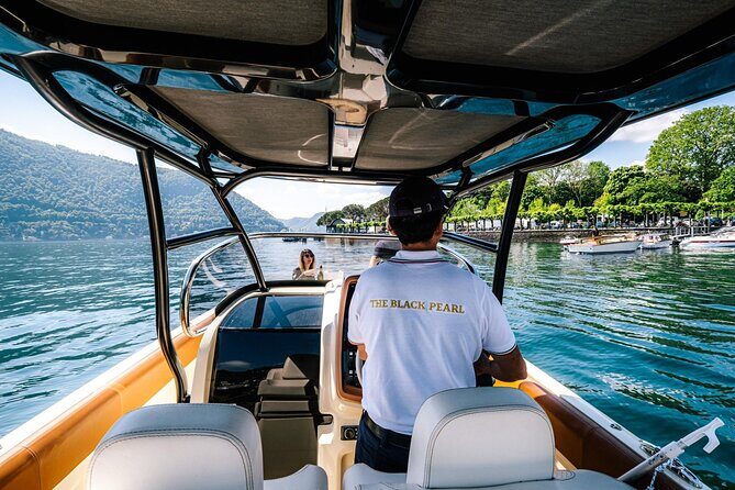 3H Guided Cruise Stop Bellagio Tender yacht Invictus 9 Pax - Crossing to Bellagio: Villa Melzi, Napoleon ties, and tip Spartivento